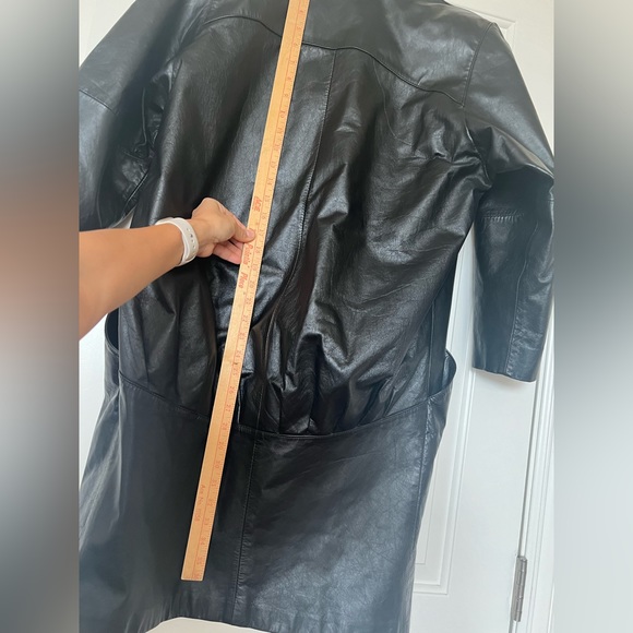 Wilsons Leather Womens Long Black Coat Shaw!
Collar Mid Length - Picture 8 of 17